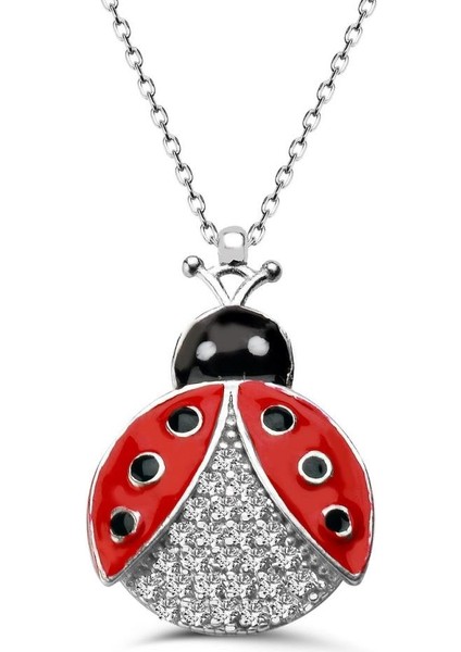 925 Ayar Gümüş Uğur Böceği Kolye fiyatları