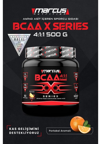 Bcaa x Series 4.1.1 500 G Portakal Aromalı