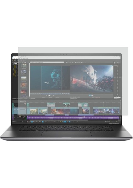 Dell Precision M5680 15.6 Inç Mat Ekran Koruyucu Şeffaf