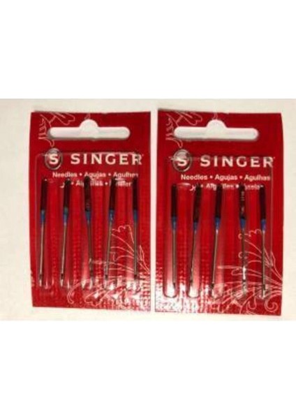 2 Paket 14 Numara Dikiş Makinası Iğnesi Lp Standart Dikiş Lp
