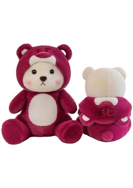 40CM Ayı Peluş Oyuncak - Kırmızı (Yurt Dışından)