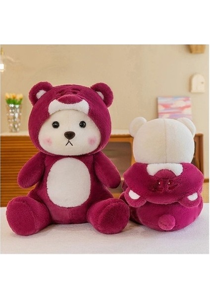 40CM Ayı Peluş Oyuncak - Kırmızı (Yurt Dışından)