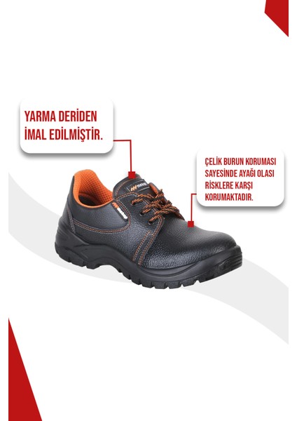 106 S2 Çelik Burunlu Deri Iş Ayakkabısı