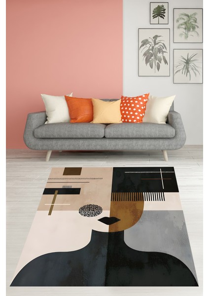 Minimalist Dekoratif Yıkanabilir Kaymaz Taban Leke Tutmaz Salon Halısı fiyatları