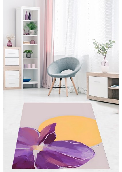 Modern Minimalist Sanat Soyut Yıkanabilir Kaymaz Taban Leke Tutmaz Salon Halısı