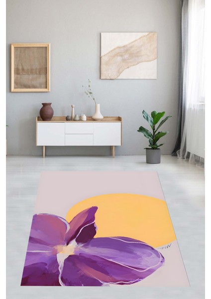 Modern Minimalist Sanat Soyut Yıkanabilir Kaymaz Taban Leke Tutmaz Salon Halısı