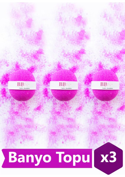 Bathbox Banyo Topu ve Nem Bombası Jakuzi Küvet Manikür Topu Banyo Bombası 130G I'm Badas