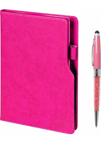 Termo Deri Kemerli Defter Kalem Seti