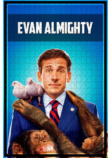 Evan Almighty (2007) Film Posterinin 500 Parça Puzzle Yapbozu