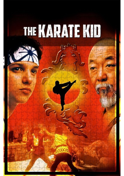 The Karate Kid (1984) Film Posterinin 500 Parça Puzzle Yapbozu