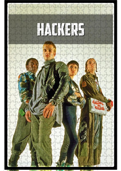 Hackers (1995) Film Posterinin 500 Parça Puzzle Yapbozu