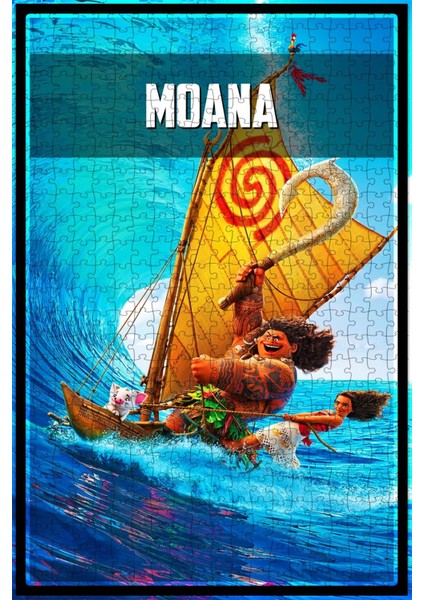 Moana (2016) Film Posterinin 500 Parça Puzzle Yapbozu