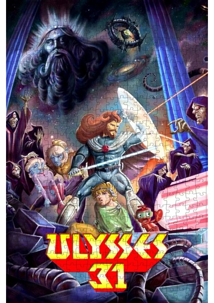 Ulysses 31 (1981) Film Posterinin 500 Parça Puzzle Yapbozu Sürüm2
