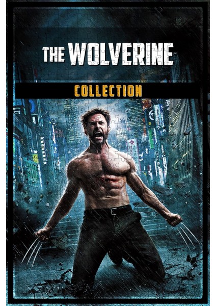 The Wolverine Collection Film Posterinin 500 Parça Puzzle Yapbozu Sürüm2