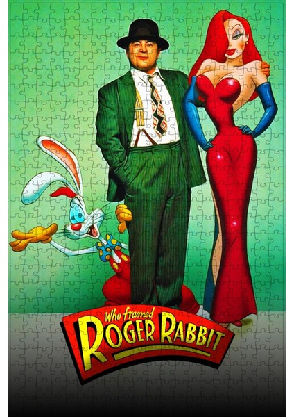 Who Framed Roger Rabbit (1988) Film Posterinin 500 Parça Puzzle Yapbozu