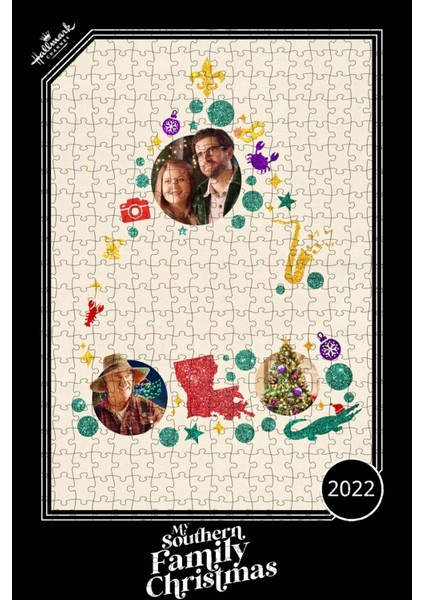 My Southern Family Christmas (2022) Film Posterinin 500 Parça Puzzle Yapbozu