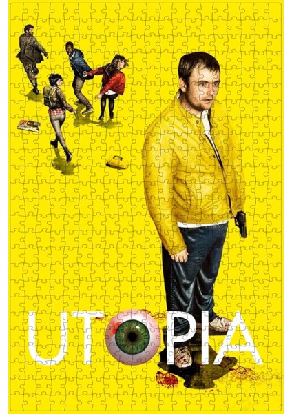 Utopia (2013) Film Posterinin 500 Parça Puzzle Yapbozu Sürüm2