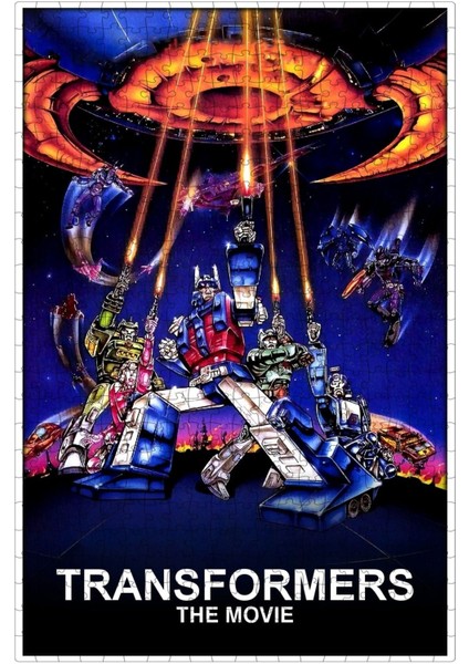 The Transformers: The Movie (1986) Film Posterinin 500 Parça Puzzle Yapbozu