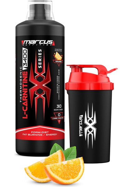 L-Carnıtıne 3400 x Series Thermogenic 1000 ml Portakal Aromalı