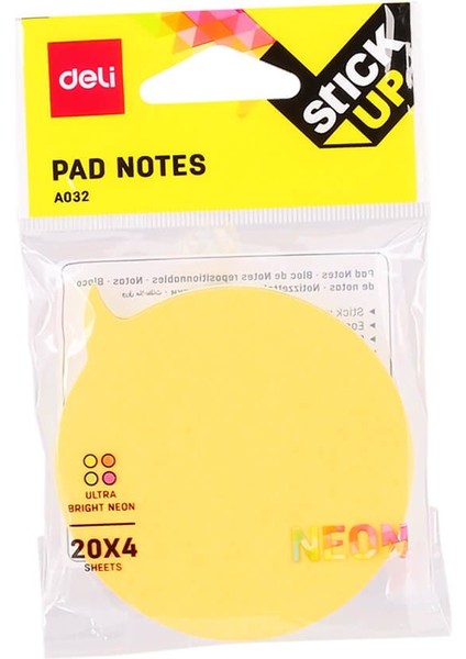 Sticky Notes Pad Notes Şekilli A03202