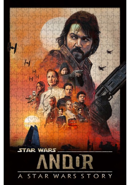 Star Wars: Andor (2022) Film Posterinin 500 Parça Puzzle Yapbozu Sürüm6