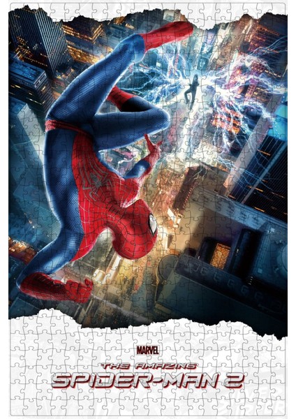 The Amazing Spider-Man 2 (2014) Film Posterinin 500 Parça Puzzle Yapbozu Sürüm5