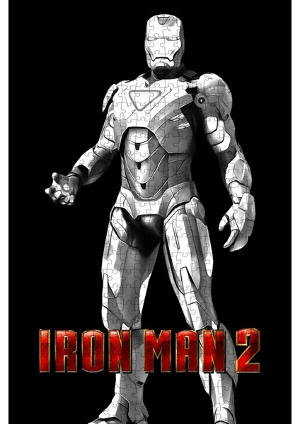 Iron Man 2 (2010) Film Posterinin 500 Parça Puzzle Yapbozu Sürüm8