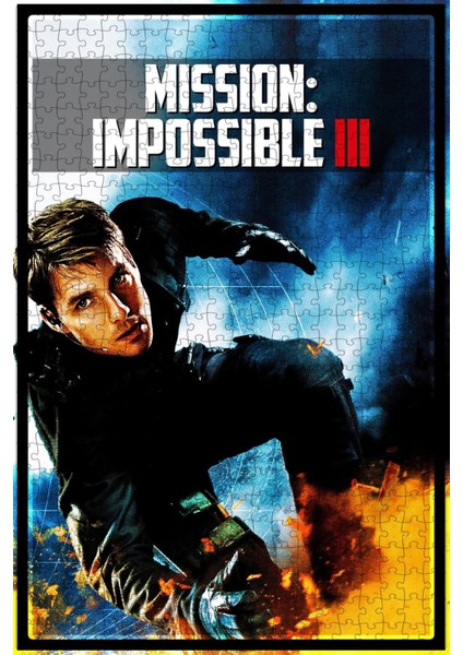 Mission: Impossible Iıı (2006) Film Posterinin 500 Parça Puzzle Yapbozu