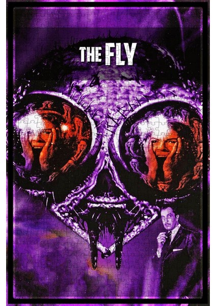 The Fly (1958) Film Posterinin 500 Parça Puzzle Yapbozu