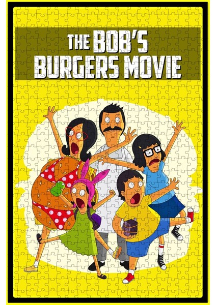 The Bob's Burgers Movie (2022) Film Posterinin 500 Parça Puzzle Yapbozu