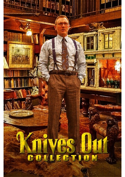 Knives Out Collection Film Posterinin 500 Parça Puzzle Yapbozu Sürüm9