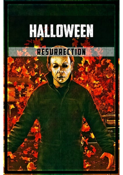 Halloween: Resurrection (2002) Film Posterinin 500 Parça Puzzle Yapbozu