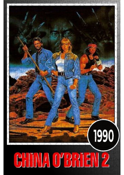 China O'brien Iı (1990) Film Posterinin 500 Parça Puzzle Yapbozu
