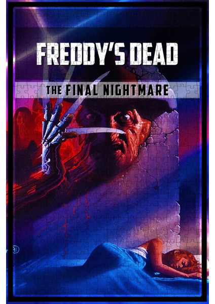 Freddy's Dead: The Final Nightmare (1991) Film Posterinin 500 Parça Puzzle Yapbozu