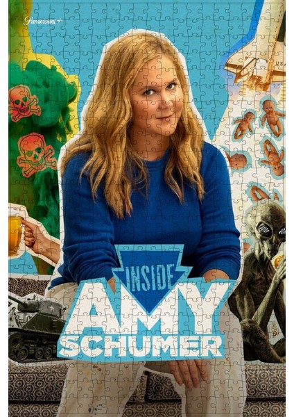 Inside Amy Schumer (2013) Film Posterinin 500 Parça Puzzle Yapbozu