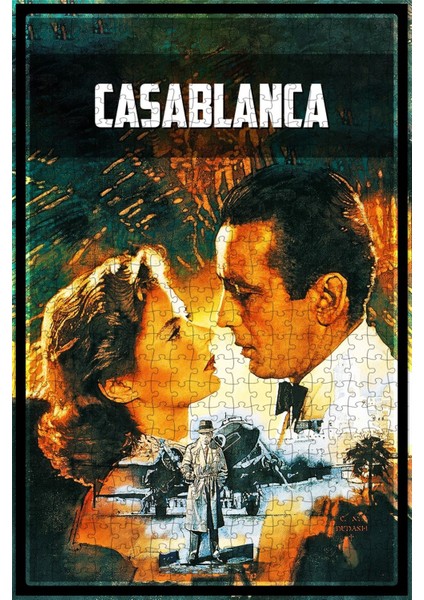 Casablanca (1942) Film Posterinin 500 Parça Puzzle Yapbozu