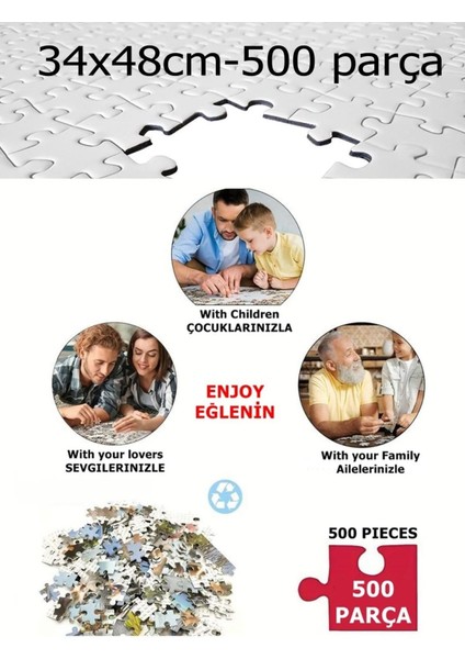 The Advent Calendar (2021) Film Posterinin 500 Parça Puzzle Yapbozu Sürüm3