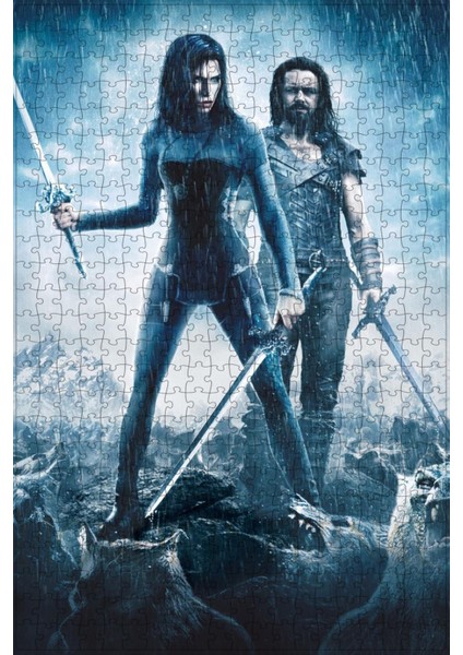 Underworld: Rise Of The Lycans (2009) Film Posterinin 500 Parça Puzzle Yapbozu