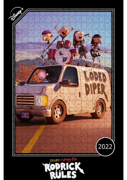 Diary Of A Wimpy Kid: Rodrick Rules (2022) Film Posterinin 500 Parça Puzzle Yapbozu