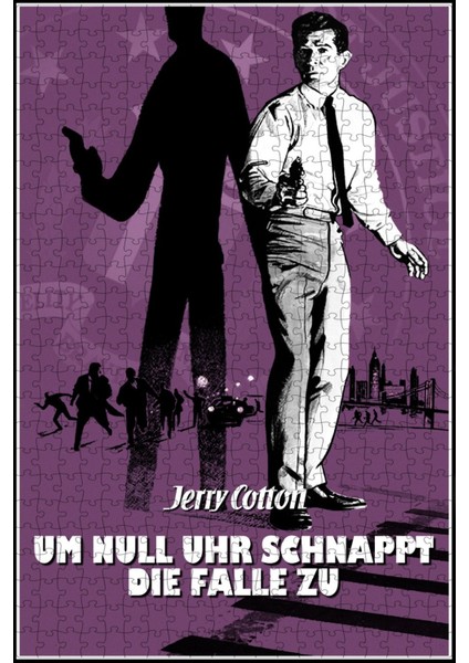 The Trap Snaps Shut At Midnight (1966) Film Posterinin 500 Parça Puzzle Yapbozu