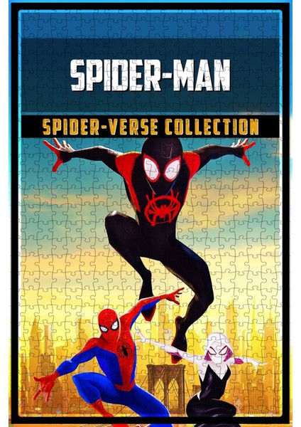 Spider-Man: Spider-Verse Collection Film Posterinin 500 Parça Puzzle Yapbozu