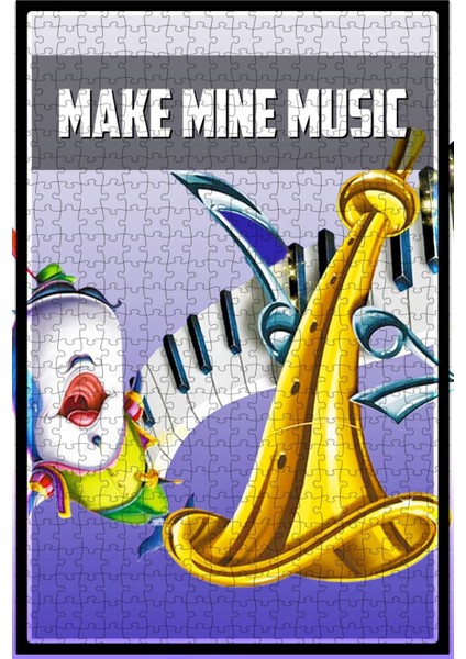 Make Mine Music (1946) Film Posterinin 500 Parça Puzzle Yapbozu