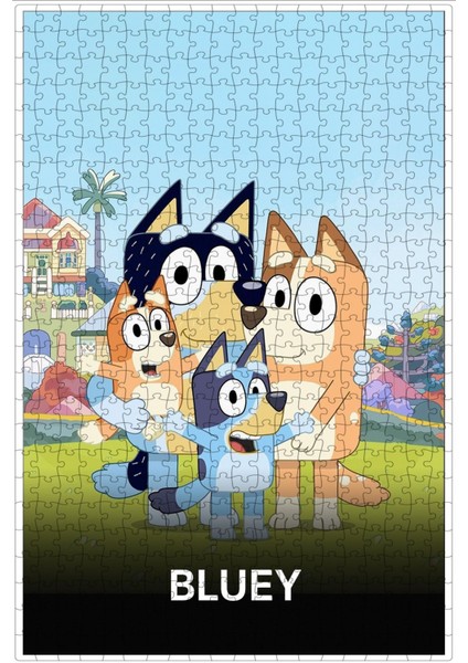 Bluey (2018) Film Posterinin 500 Parça Puzzle Yapbozu