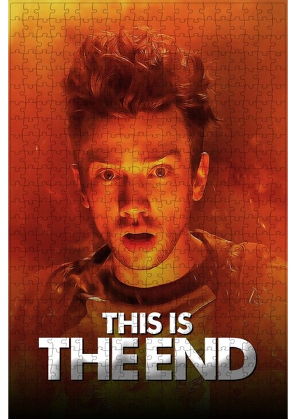 This Is The End (2013) Film Posterinin 500 Parça Puzzle Yapbozu Sürüm3