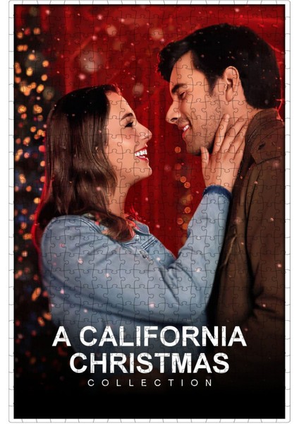 A California Christmas Collection Film Posterinin 500 Parça Puzzle Yapbozu Sürüm2