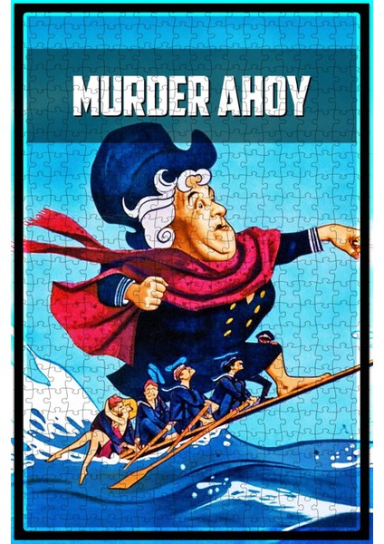 Murder Ahoy (1964) Film Posterinin 500 Parça Puzzle Yapbozu