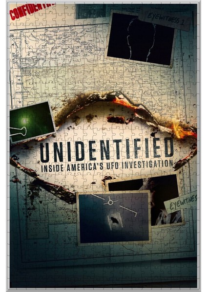 Unidentified: Inside America's Ufo Investigation (2019) Film Posterinin 500 Parça Puzzle Yapbozu