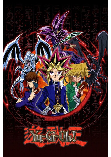 Yu-Gi-Oh! Duel Monsters (2000) Film Posterinin 500 Parça Puzzle Yapbozu