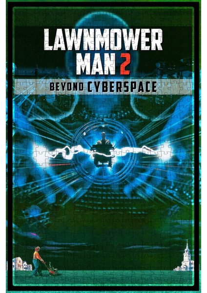 Lawnmower Man 2: Beyond Cyberspace (1996) Film Posterinin 500 Parça Puzzle Yapbozu