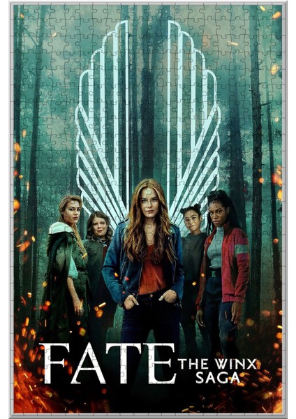 Fate: The Winx Saga (2021) Film Posterinin 500 Parça Puzzle Yapbozu
